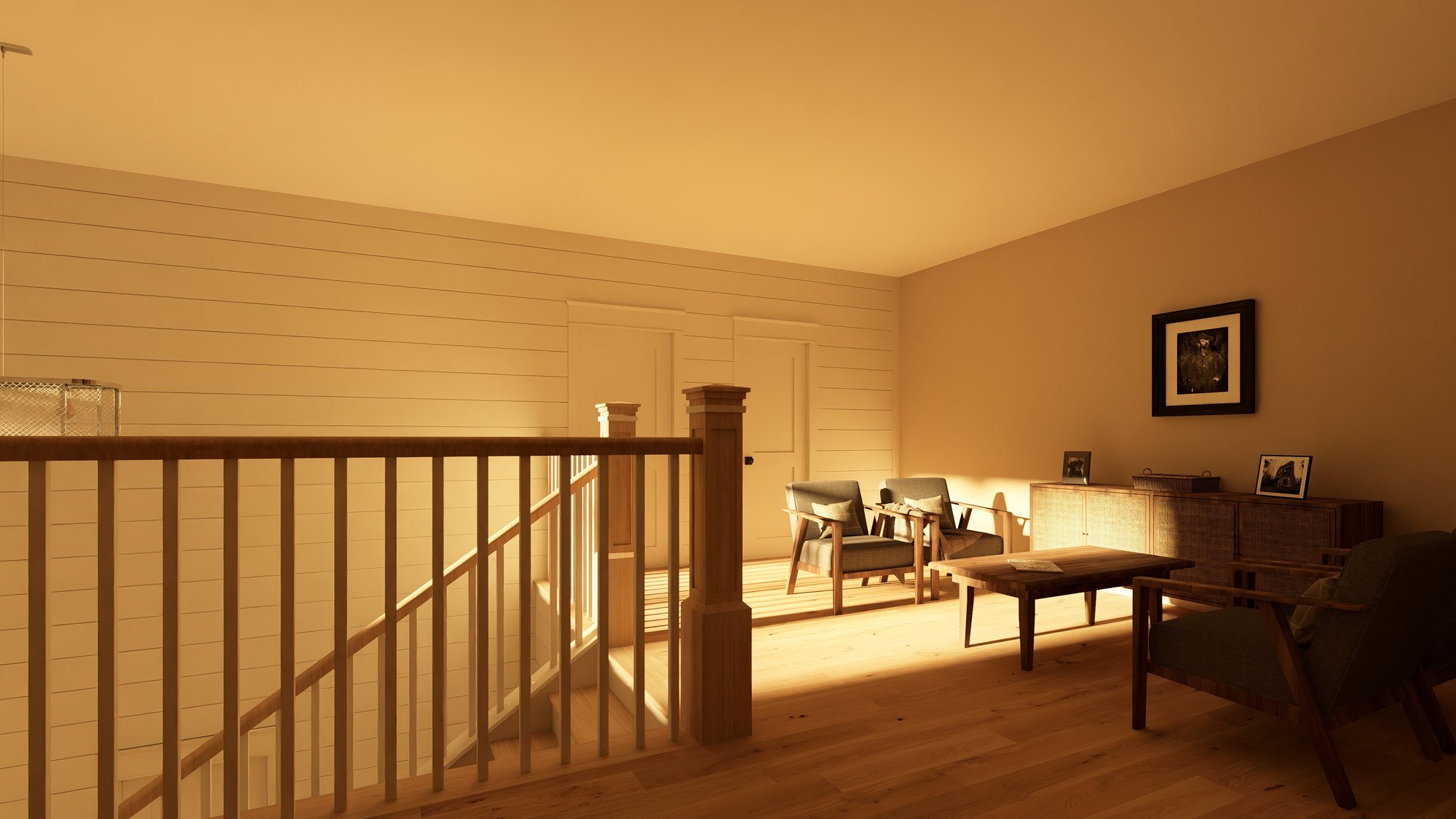 3d custom home render