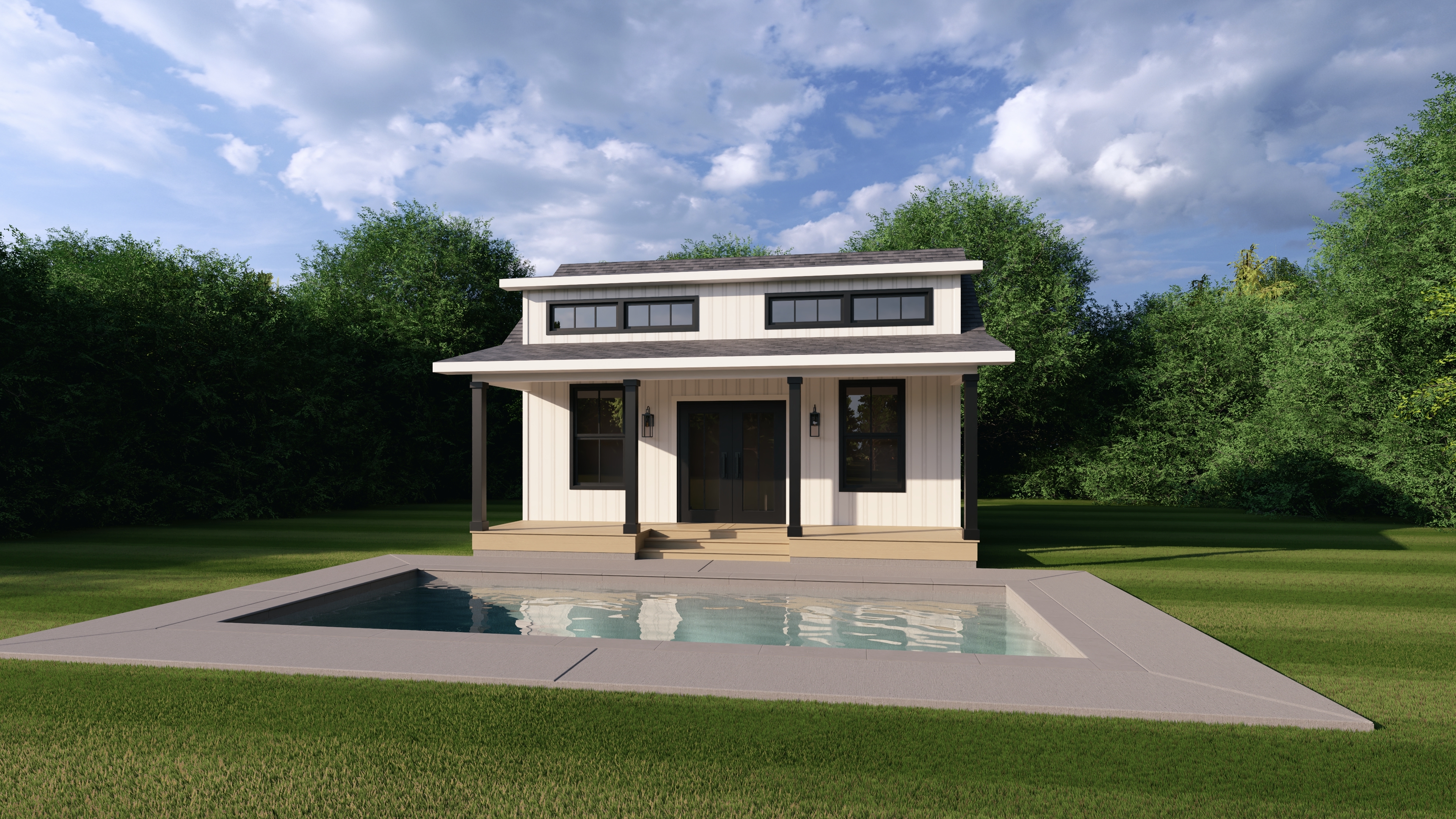 pool house custom design