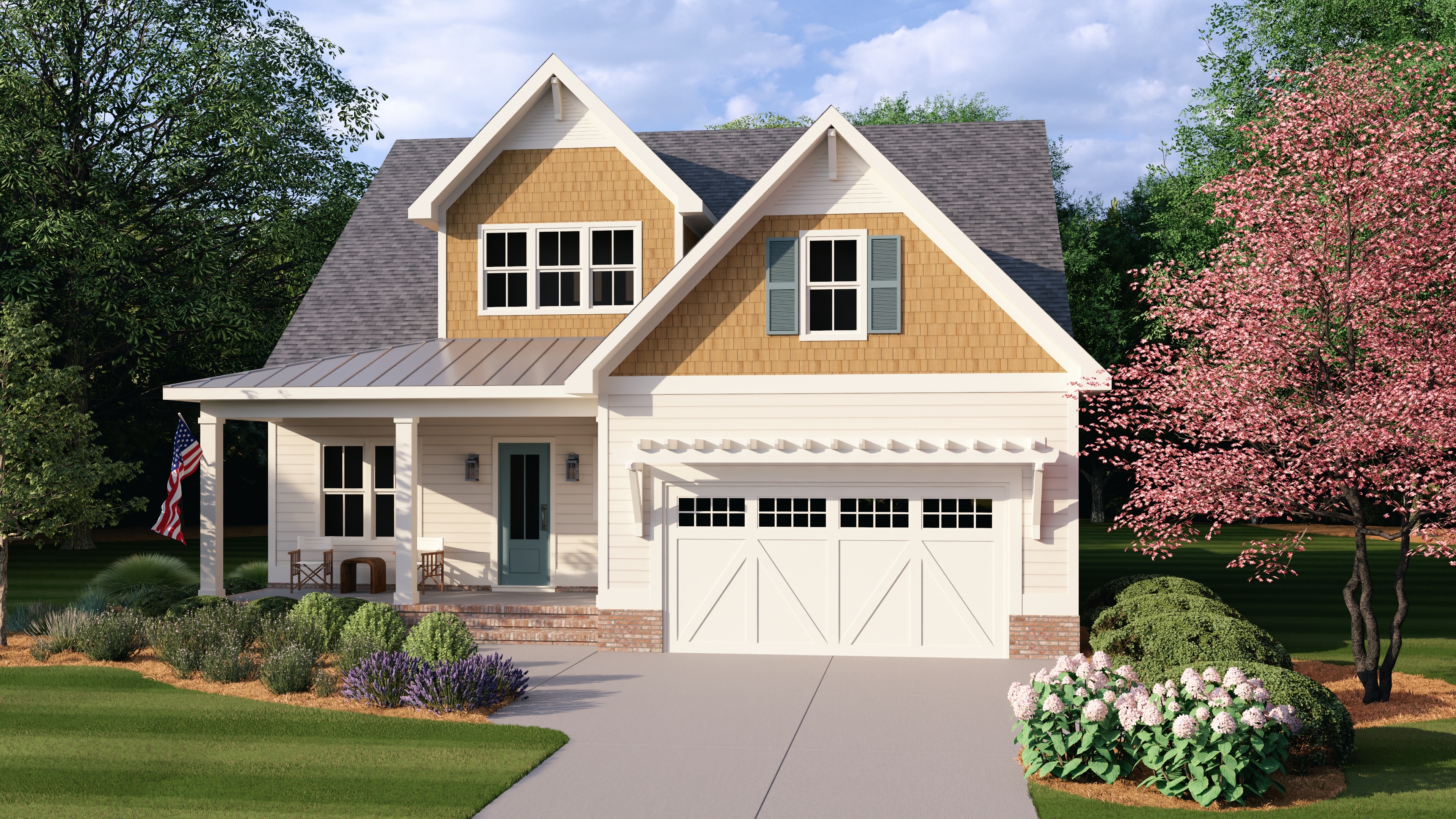 Coastal Cottage custom home in New Hanover County