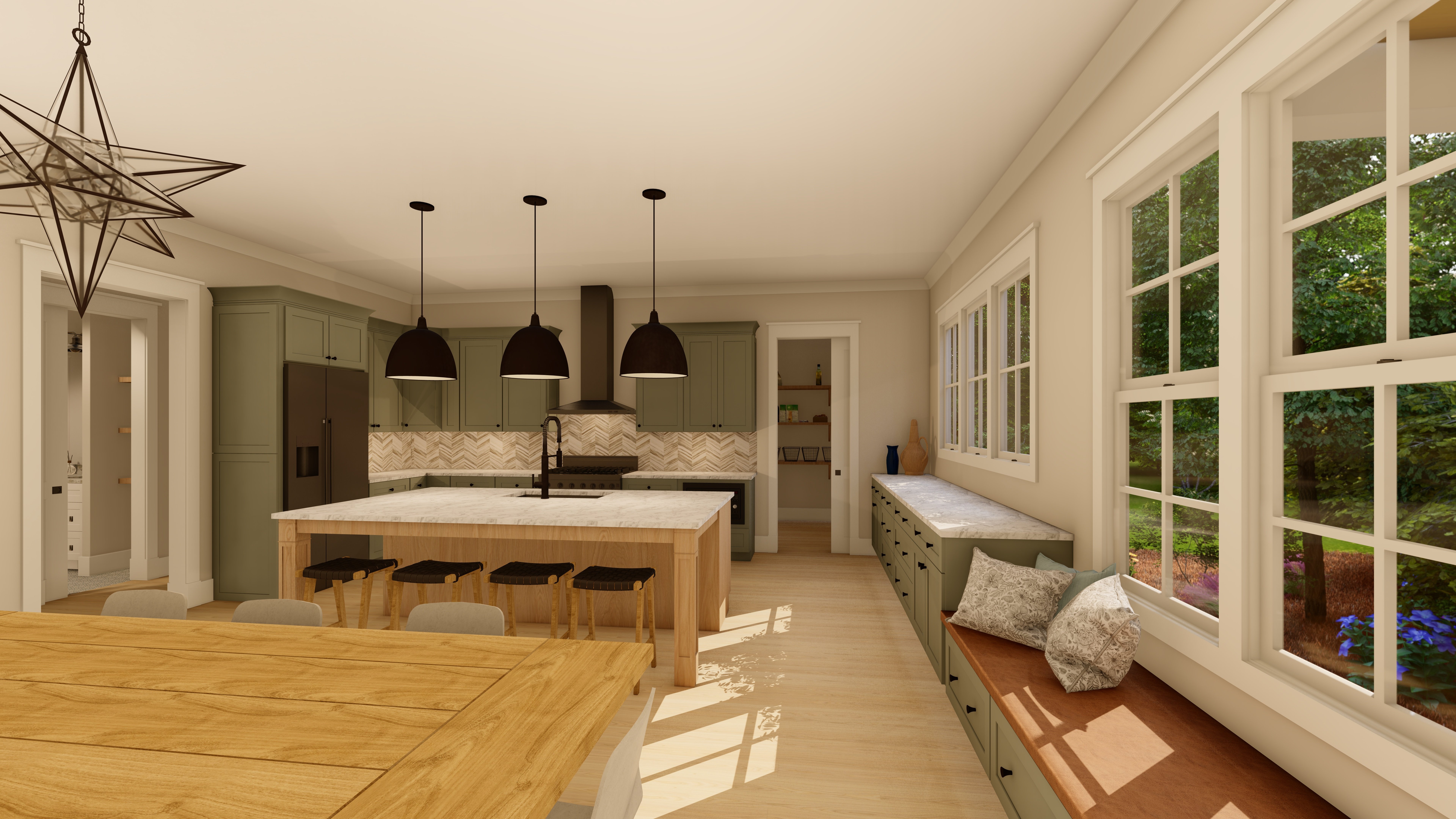 custom coastal home interior design 