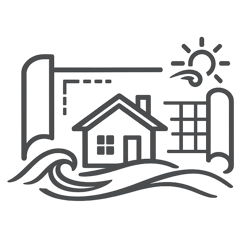 coastal planning icon
