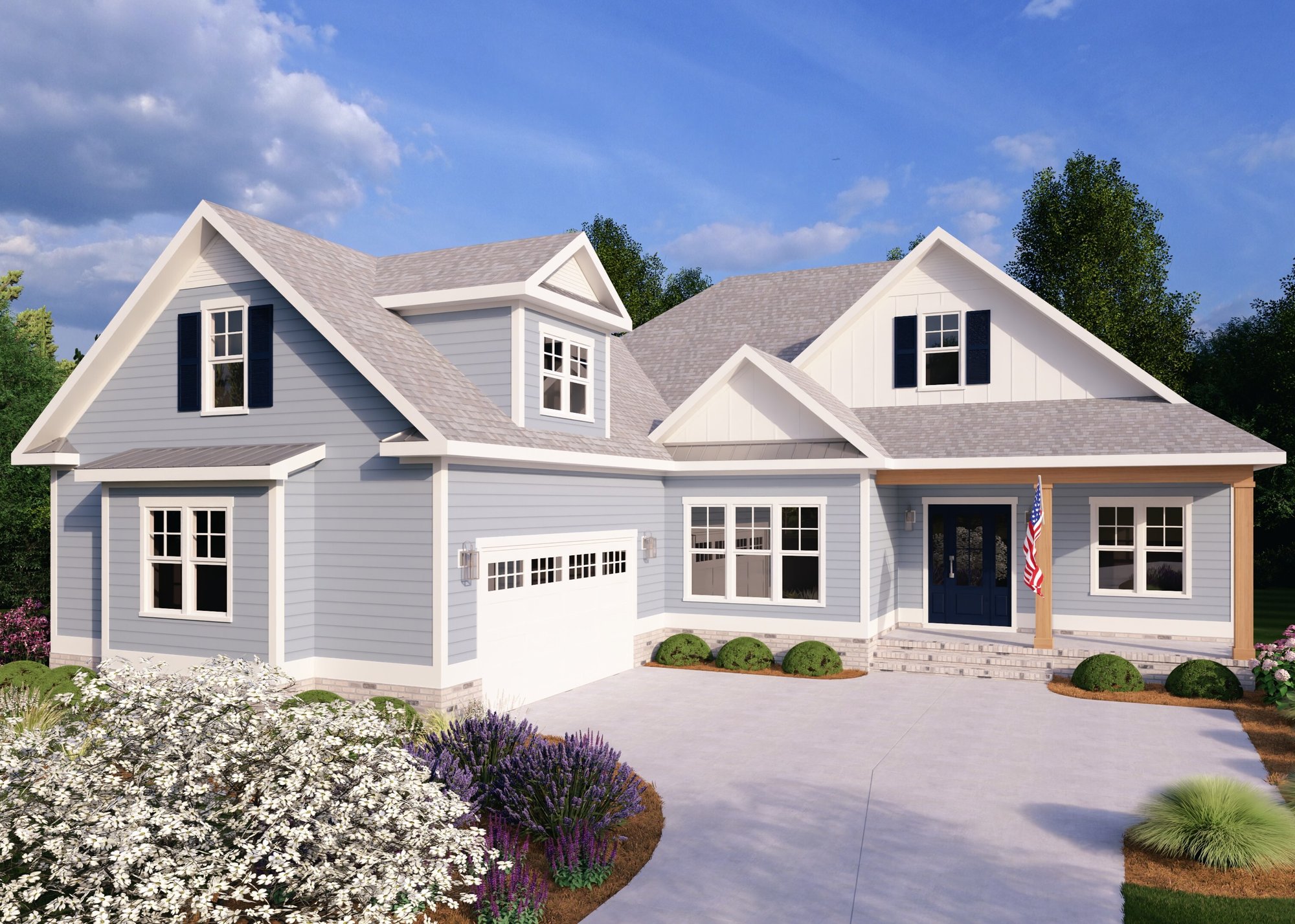 oak island custom home design