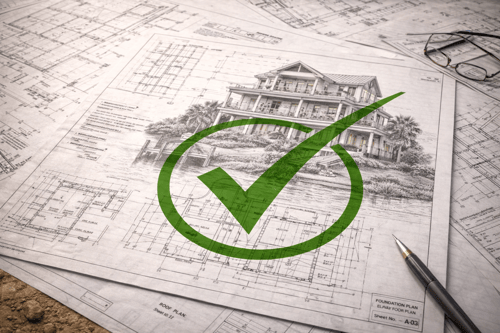 Permit ready luxury coastal house plan