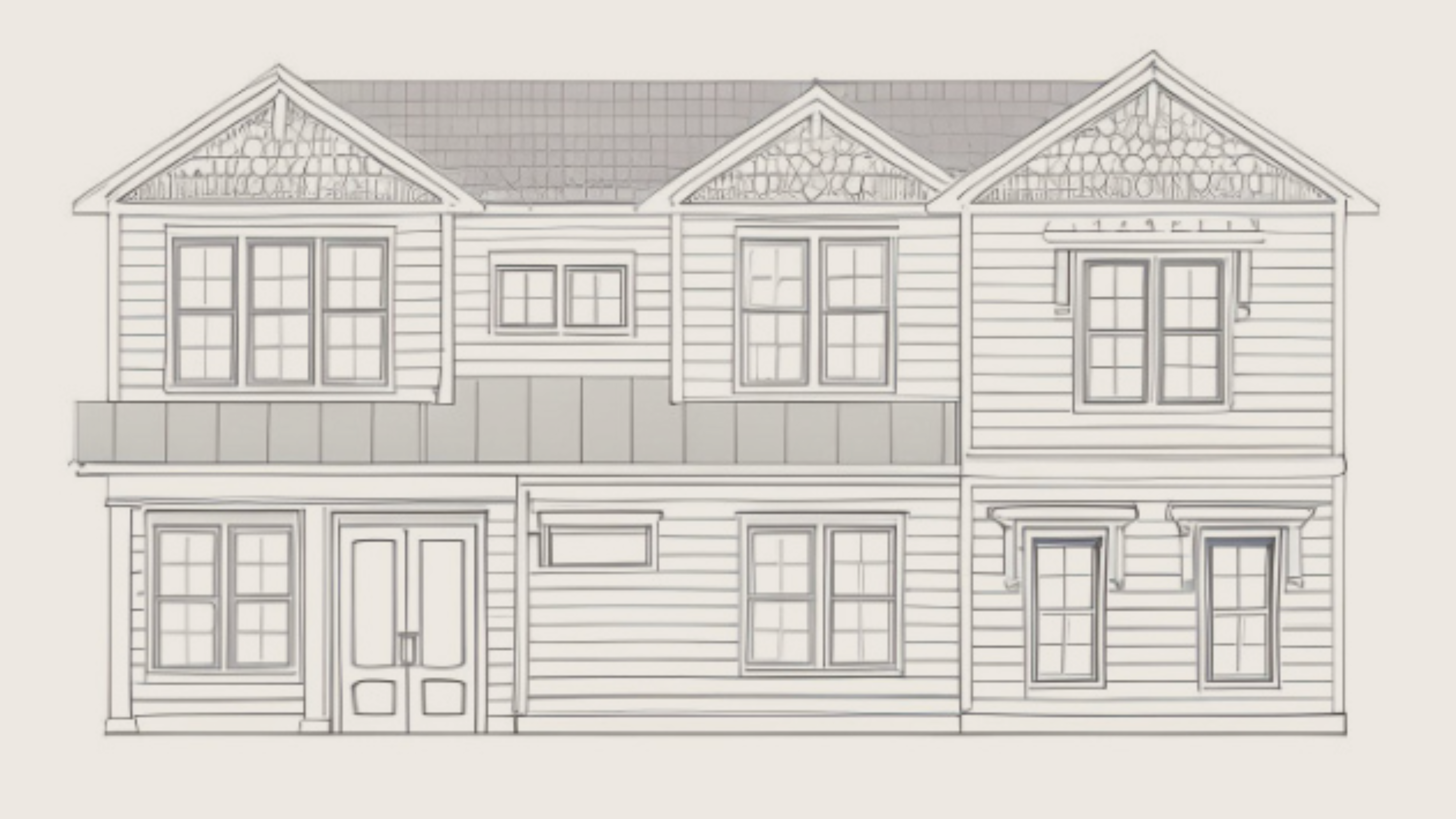 Sketch plan for coastal home